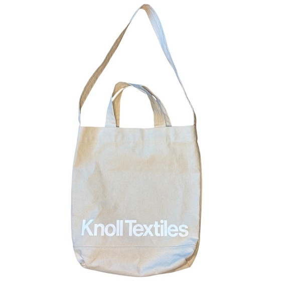 Knoll Textiles Tote Canvas Bag Mid Century Beige - Picture 1 of 5